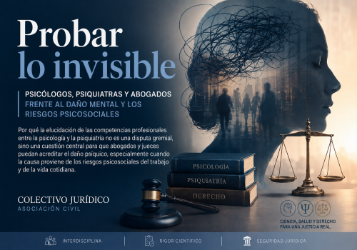 Probar lo invisible: Psicólogos, psiquiatras y abogados frente al daño mental y los riesgos psicosociales