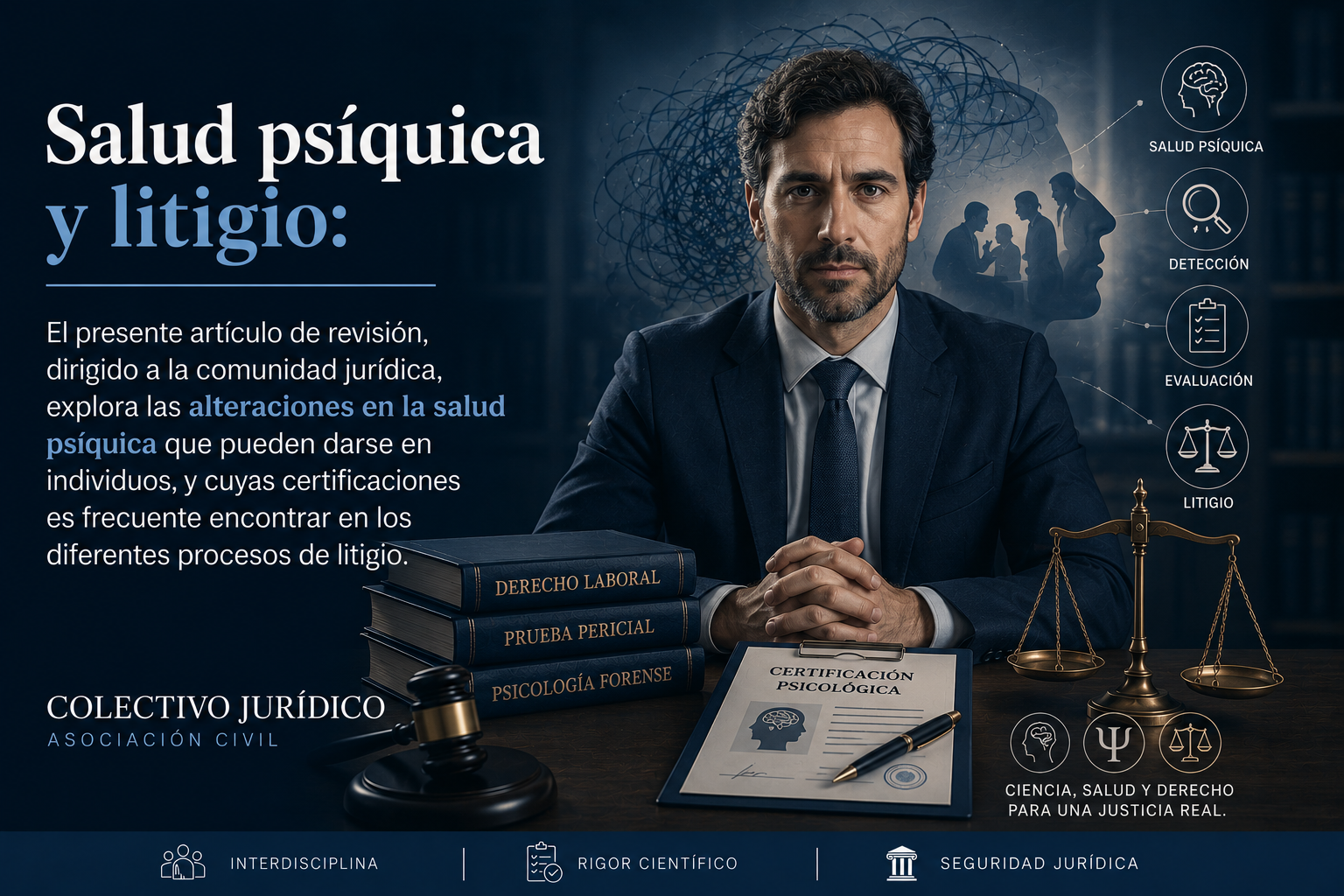 psicología y derecho, Alteraciones de la salud psíquica 